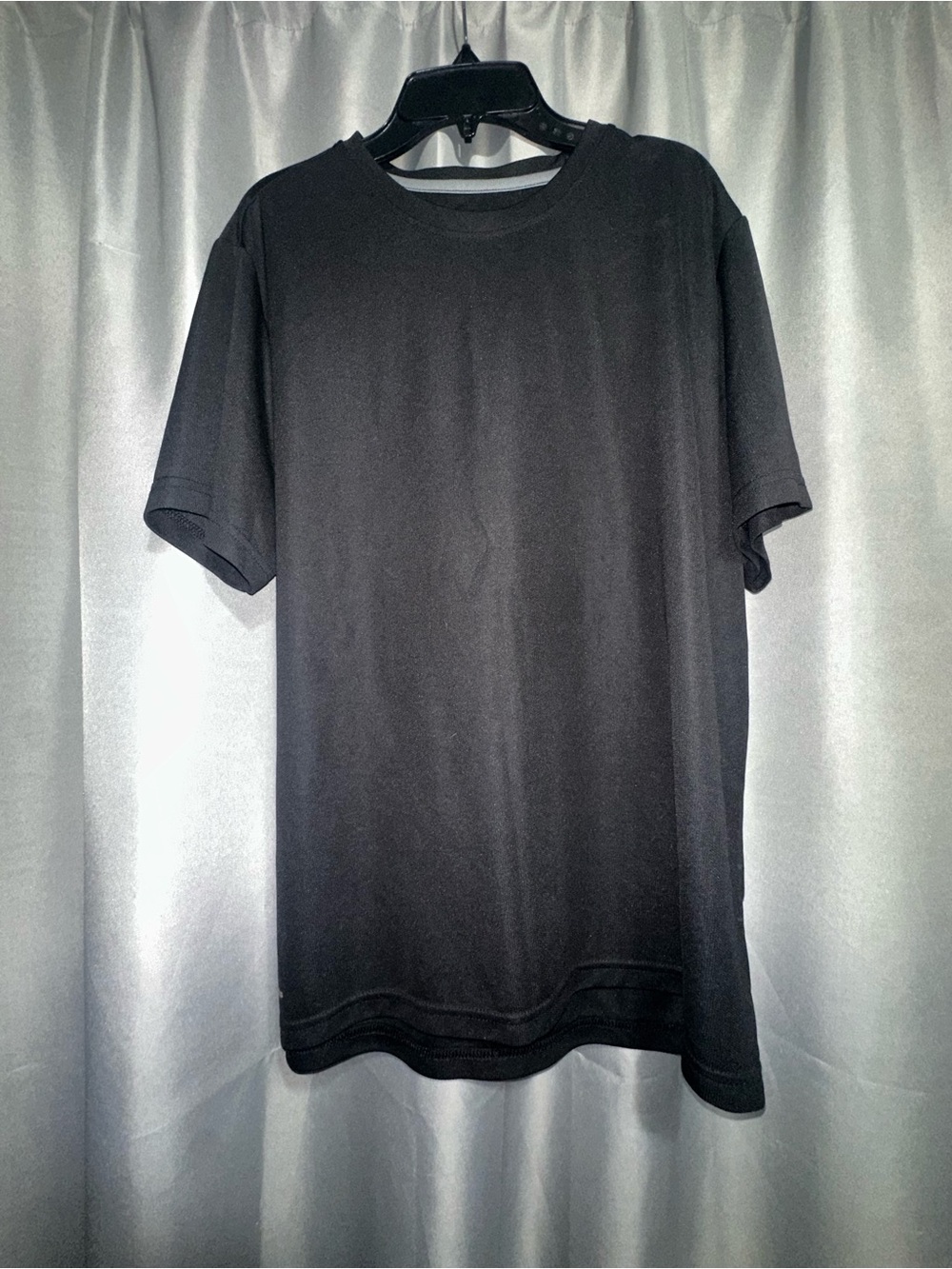 Athletic Works Black Short Sleeve Crew Tee